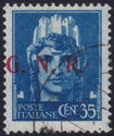 "Italia Turrita" - Ovpt. G.N.R., Brescia Issue, 3rd type.