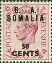 England Stamps Overprint "Somalia"