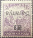 Black overprint: '1919 Baranya'