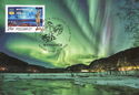 Murmansk. Northern Light over the Bay