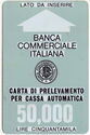 Carta di prelevamento L.50.000