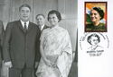 Indira Gandhi and Leonid Brezhnev