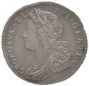6 Pence (George II - Plumes in angles)