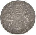 6 Pence (George II - Plumes in angles)