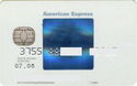 American Express silver and blue PT