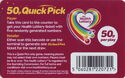 50p Quick Pick