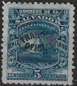 Volcan, overprinted FRANQUEO OFICIAL