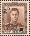 King George VI 2d Surcharge