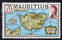 Map of the island of Mauritius by Bellin (1763)