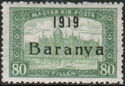 Black overprint: '1919 Baranya'