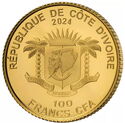 100 CFA Francs (Big Five Asia King Cobra)