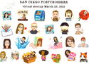 San Diego. Postcrossers virtual meetup