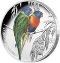 1 Dollar (Birds of Australia - Rainbow Lorikeet)