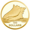 100 Dollars (Bahamas Conch Shell)