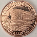 USA Pledge of Alliance 1oz Cu.999