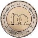100 Forint (100th anniversary of the Hungarian National Bank)