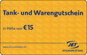 Tank- und Warengutschein