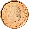 1 Euro Cent (Albert II - 1st type - 1st portrait)