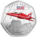 50 Pence (60 Years of the Red Arrows - Jersey - Silver)
