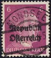 Republik Österreich handstamp