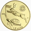 1.50 Euro (Aesop's fables - The Hare and the Tortoise)