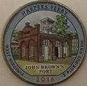 25 Cents/Quarter (Harpers Ferry, West Virginia, colored)