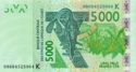 5,000 Francs CFA