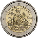 2 Euro (750th Anniversary of the death of Saint Thomas Aquinas)