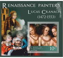 Art Renaissance painters Lucas Cranach. Court of Paris