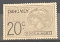 French Effets De Commerce stamp overprinted for Dahomey