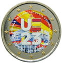 2 Euro (Presidency of the European Union. Coloured 2)