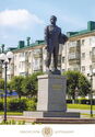 Cheboksary. Monument to Andrian Nikolaev – a pilot-cosmonaut