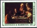 "Supper at Emmaus" (Caravaggio) - Overprinted