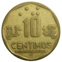 10 Céntimos (Oval laurel crown)
