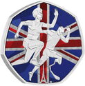 50 Pence (Team GB and Paralympics GB - Color)