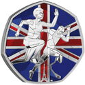 50 Pence (Team GB and Paralympics GB - Silver)