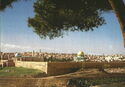 Jerusalem, Temple Area - Eastern Wall seen from Mt. of Olives