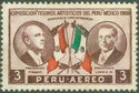 Flags, Presidents of Peru and Mexico