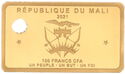 100 CFA Francs (Gemme d'or - Victoria Falls - Iolite)
