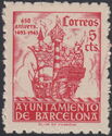 450º Aniversario de la llegada de Colón a Barcelona
