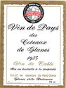 Vin de Pays des Coteaux de Glanes 1983