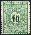 Postage due stamps - Vienna printing plate