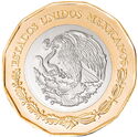 20 Pesos (500 Years of the foundation of the first town of Colima)