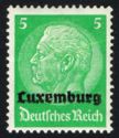 Overprint LUXEMBURG Over Hindenburg
