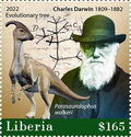 Charles Darwin 1809–1882, Evolutionary tree, Parasaurolophus