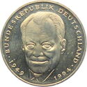 2 Mark (4th Chancellor Willy Brandt - A, D, F, G, J)