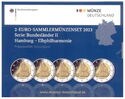 2 Euro (Set Proof Bundesländer II - Hamburg - Elbe Philharmonic)