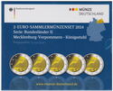 2 Euro (Proof Set - Federal State of Mecklenburg Western Pomerania - Königsstuhl)