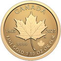 5 Dollars (Maple leaf 1/10 Oz. 2025)