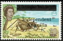 Boat Building, Anguilla - Overprinted